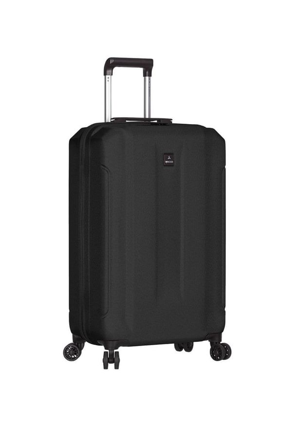 Sirocco walizka T-1177/3-S ABS czarna. Kolor: czarny