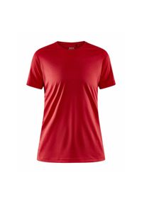 Koszulka sportowa damska Craft 1909879430000. Kolor: czerwony. Materiał: poliester. Długość rękawa: krótki rękaw. Długość: krótkie #1