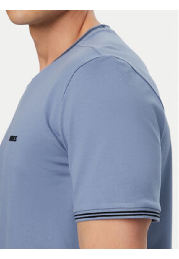 BOSS T-Shirt Taul 50521245 Niebieski jasny Regular Fit. Kolor: niebieski. Materiał: bawełna