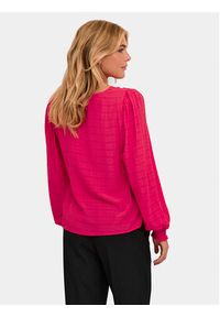Kaffe Bluzka Lissa 10508186 Różowy Regular Fit. Kolor: różowy. Materiał: syntetyk, wiskoza #5