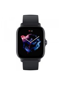 Huami - Smartwatch Amazfit GTS 3 Czarny (Graphite Black). Rodzaj zegarka: smartwatch. Kolor: czarny. Materiał: koronka. Styl: klasyczny, elegancki