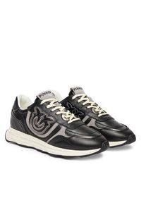 Pinko - PINKO Sneakersy Zoe 01 SS0087P023 Czarny. Kolor: czarny. Materiał: skóra