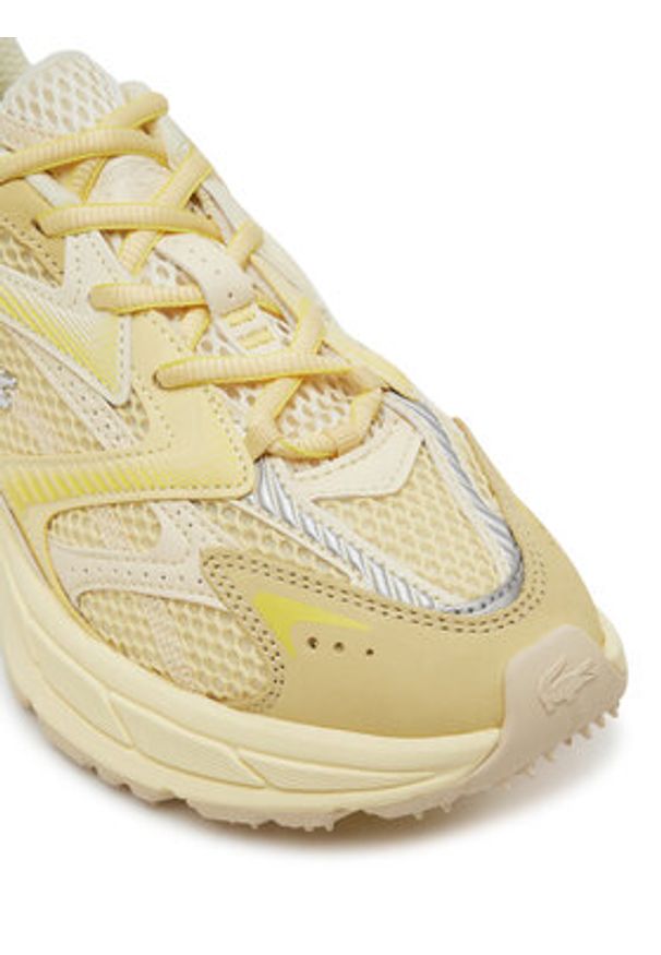 Lacoste Sneakersy 7-49SFA0007 Żółty. Kolor: żółty. Materiał: materiał