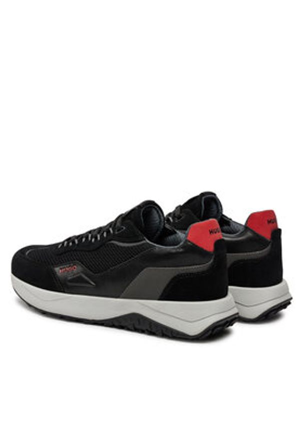 Hugo Sneakersy Kane Runn Sdme 50517260 Czarny. Kolor: czarny. Materiał: materiał