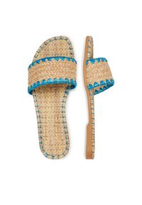 DeeZee Klapki BP6097-5 Beżowy. Kolor: beżowy. Materiał: skóra #6