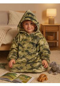 Sinsay - Bluza snuddie - zielony. Kolor: zielony #1