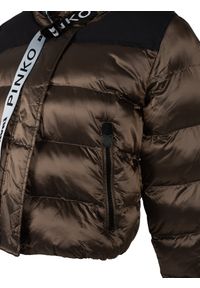 Pinko X Invicta Kurtka "Ipnotico Quilted" | 1G16XL Y7CW | Kobieta | Brązowy. Kolor: brązowy. Materiał: poliamid. Długość: krótkie