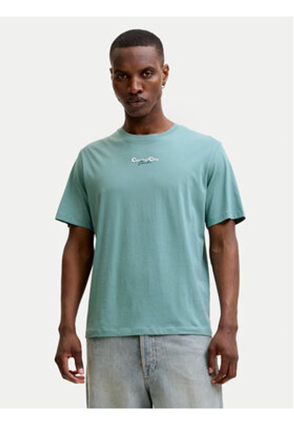 Jack & Jones T-Shirt City Photoprint 12288353 Zielony Regular Fit. Kolor: zielony. Materiał: bawełna