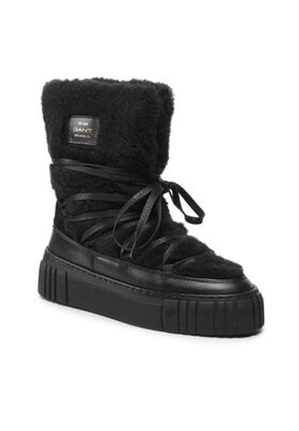 GANT - Gant Śniegowce Snowmont 25541204 Czarny. Kolor: czarny. Materiał: materiał
