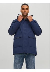 Jack & Jones - Jack&Jones Parka Tiko 12211896 Granatowy Regular Fit. Kolor: niebieski. Materiał: syntetyk #1