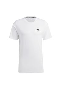 Adidas - Koszulka treningowa Train Essentials Feelready. Kolor: czarny, biały, wielokolorowy. Sport: fitness