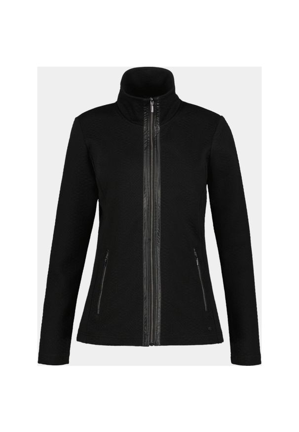 LUHTA - Sweter Damski Luhta Hallikkala. Kolor: czarny. Materiał: polar. Sezon: zima. Sport: turystyka piesza