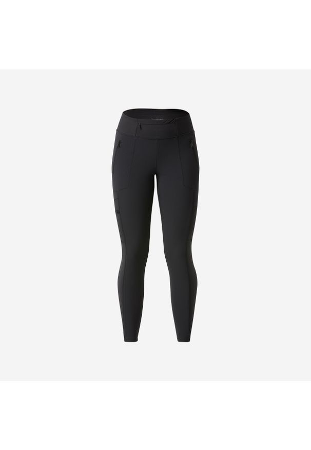 SIMOND - Legginsy trekkingowe damskie Simond Travel 500. Kolor: czarny. Materiał: poliamid, poliester, materiał, elastan. Sport: turystyka piesza