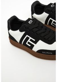 Balmain - Sneakersy damskie skórzane BALMAIN. Materiał: skóra #5