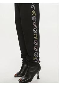 Karl Lagerfeld - KARL LAGERFELD Spodnie dresowe 241W1052 Czarny Regular Fit. Kolor: czarny. Materiał: bawełna