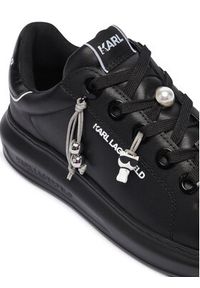 Karl Lagerfeld - KARL LAGERFELD Sneakersy KL62516T Czarny. Kolor: czarny. Materiał: skóra #6