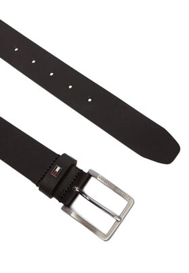 TOMMY HILFIGER - Tommy Hilfiger Pasek Męski Olivier 3.5 Ext AM0AM13755 Brązowy. Kolor: brązowy. Materiał: skóra