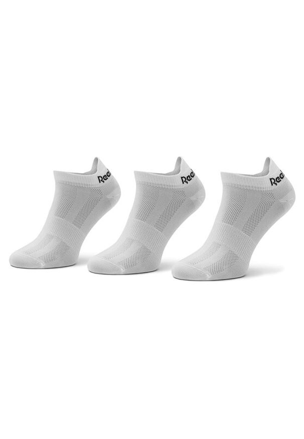Zestaw 3 par niskich skarpet unisex Reebok. Kolor: biały