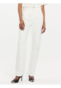 Karl Lagerfeld Jeans Jeansy 241J1106 Biały Straight Fit. Kolor: biały