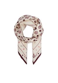 Chusta jedwabna Coach. Kolor: kremowy. Materiał: jedwab #1