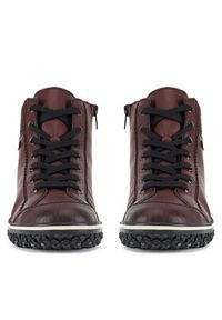 Rieker Trzewiki Z4243-36 Bordowy. Kolor: czerwony. Materiał: materiał #7