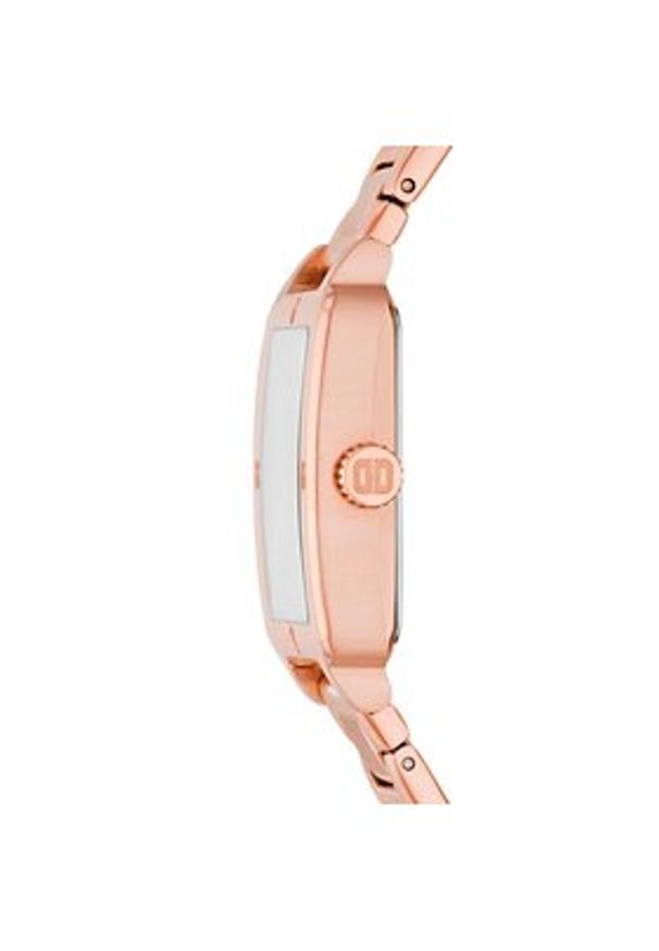 DKNY Zegarek City Rivet NY6663 Różowe złocenie. Kolor: różowy