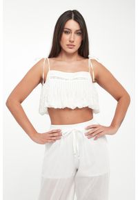 Twinset U&B - Top damski lniany bombka TWINSET U&B. Materiał: len #1