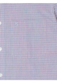 Big-Star - Koszula męska w drobną kratę niebieska Gubinertos 401. Okazja: na co dzień. Kolor: niebieski. Materiał: tkanina, bawełna. Wzór: haft, kratka. Styl: casual, elegancki, klasyczny #2