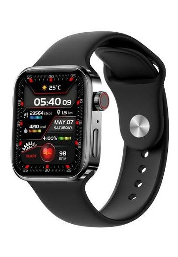 Yaxo Watch Tampa Titanium Black. Rodzaj zegarka: smartwatch. Styl: sportowy