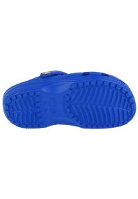 Klapki Crocs Classic Clog Jr 206991-4KZ niebieskie. Okazja: na co dzień. Kolor: niebieski. Materiał: materiał. Styl: casual #2