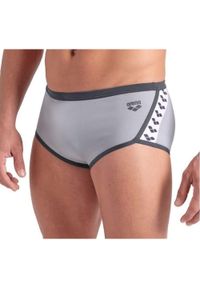 Kąpielówki Arena Icons Low Waist. Kolor: szary