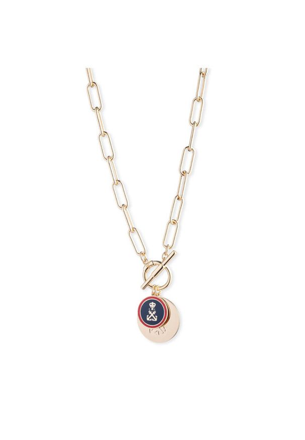 Lauren Ralph Lauren - LAUREN RALPH LAUREN Naszyjnik Nk 17In Nautical Charm Pendant 14N00559 Złoty. Materiał: metalowe. Kolor: złoty