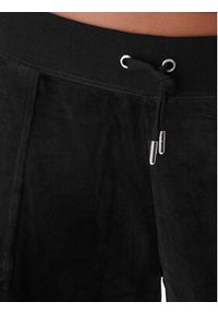 Juicy Couture Spodnie dresowe JCBBJ225803 Czarny Wide Leg. Kolor: czarny. Materiał: bawełna #4