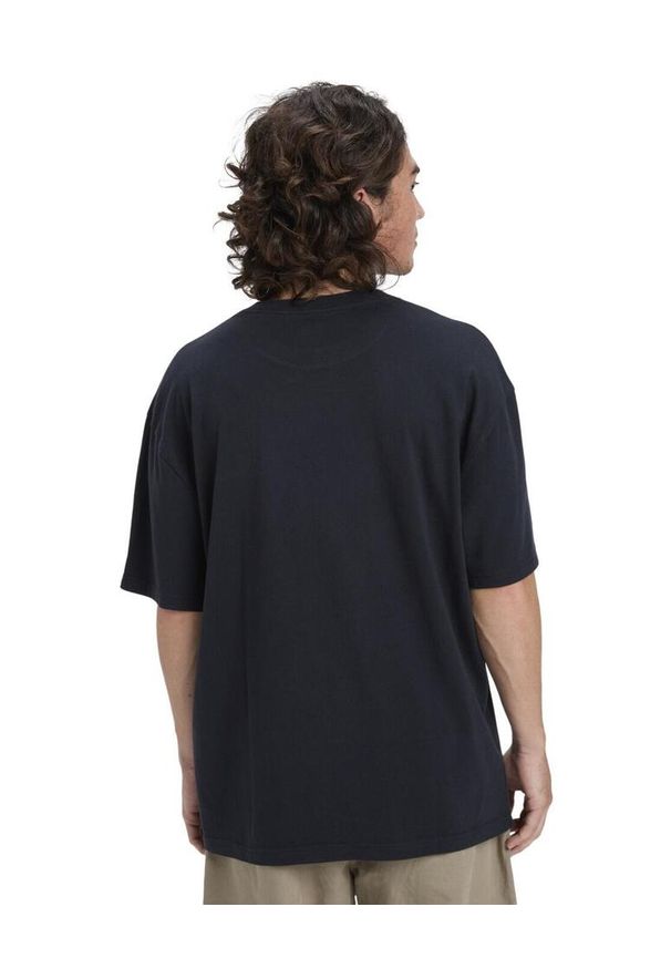 Quiksilver - Koszulka z krótkim rękawem dla Mężczyzn SALT WATER Czarny. Kolor: brązowy, zielony, wielokolorowy. Materiał: materiał, bawełna. Długość rękawa: krótki rękaw. Długość: krótkie