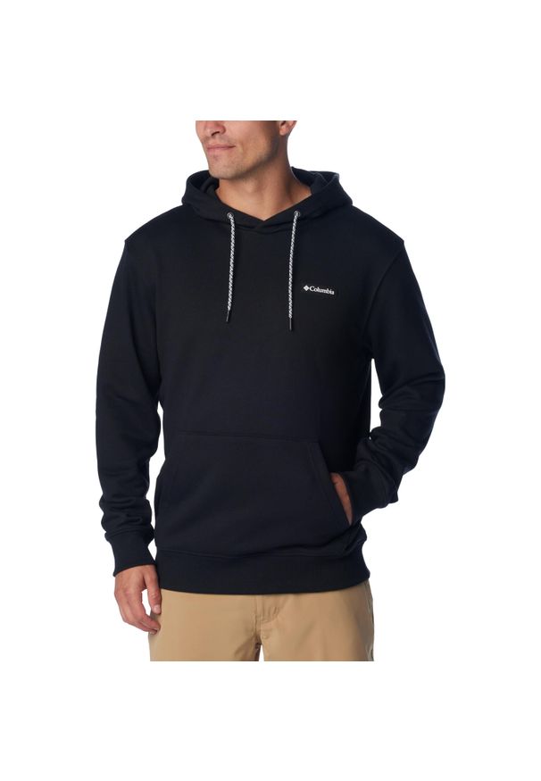 columbia - Bluza dresowa sportowa męska Marble Canyon French Terry Hoodie. Kolor: czarny. Materiał: poliester, bawełna. Sport: bieganie