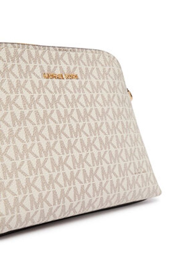 MICHAEL Michael Kors Torebka Freddie 32T6GX4C1B Kremowy. Kolor: kremowy. Materiał: skórzane