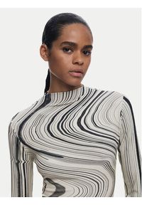 Desigual Sukienka codzienna Chiara 25WWVK35 Beżowy Slim Fit. Okazja: na co dzień. Kolor: beżowy. Materiał: wiskoza. Typ sukienki: proste. Styl: casual