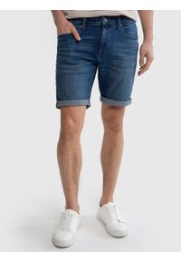 Big-Star - Szorty męskie jeansowe Aden 509. Okazja: na co dzień. Kolor: niebieski. Materiał: jeans. Sezon: lato. Styl: casual, klasyczny, elegancki #3