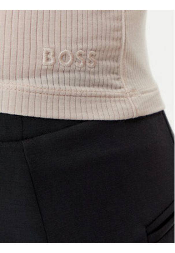 BOSS Top Flow 50535807 Beżowy Slim Fit. Kolor: beżowy