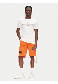 Aeronautica Militare T-Shirt 251TS2410J592 Biały Regular Fit. Kolor: biały. Materiał: bawełna #5