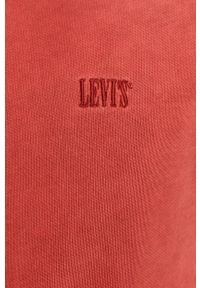 Levi's® - Levi's - Bluza. Okazja: na spotkanie biznesowe. Typ kołnierza: bez kaptura. Kolor: czerwony. Materiał: bawełna, dzianina. Wzór: gładki. Styl: biznesowy #5