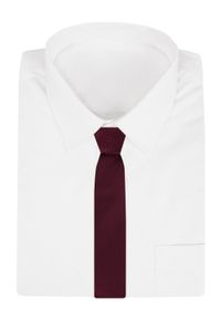 Męski Krawat Alties - Bordo, Delikatna Struktura Tkaniny. Kolor: czerwony. Materiał: tkanina. Styl: wizytowy, elegancki #5