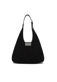 Pinko Torebka Hobo Mini PE 24 PLTT 103275 A0YG Czarny. Kolor: czarny. Materiał: skórzane, zamszowe