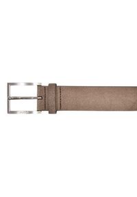 Hugo - HUGO Pasek Męski 50497455 Brązowy. Kolor: brązowy. Materiał: skóra, zamsz #2