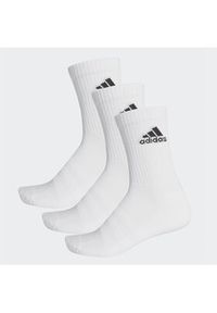 Adidas - adidas Zestaw 3 par wysokich skarpet unisex Cush Crw 3PP DZ9356 Biały. Kolor: biały. Materiał: materiał #5