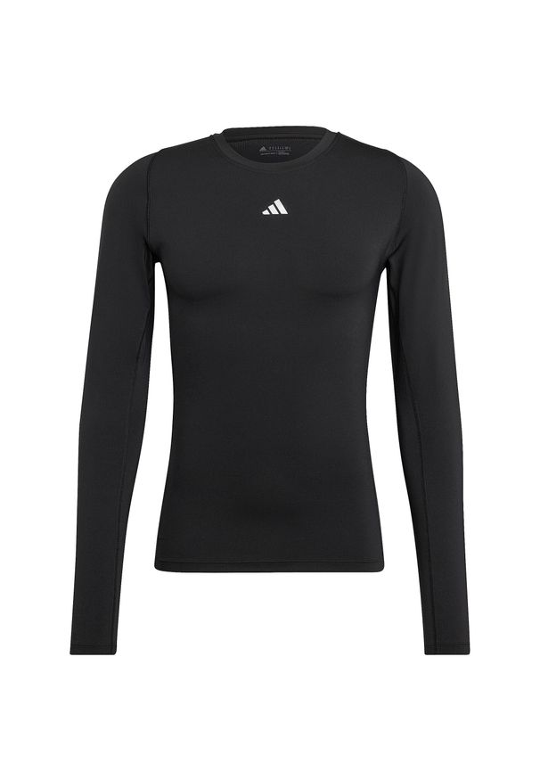 Adidas - Koszulka męska adidas Techfit Aeroready Long Sleeve Tee. Kolor: czarny. Długość rękawa: długi rękaw. Technologia: Techfit (Adidas)