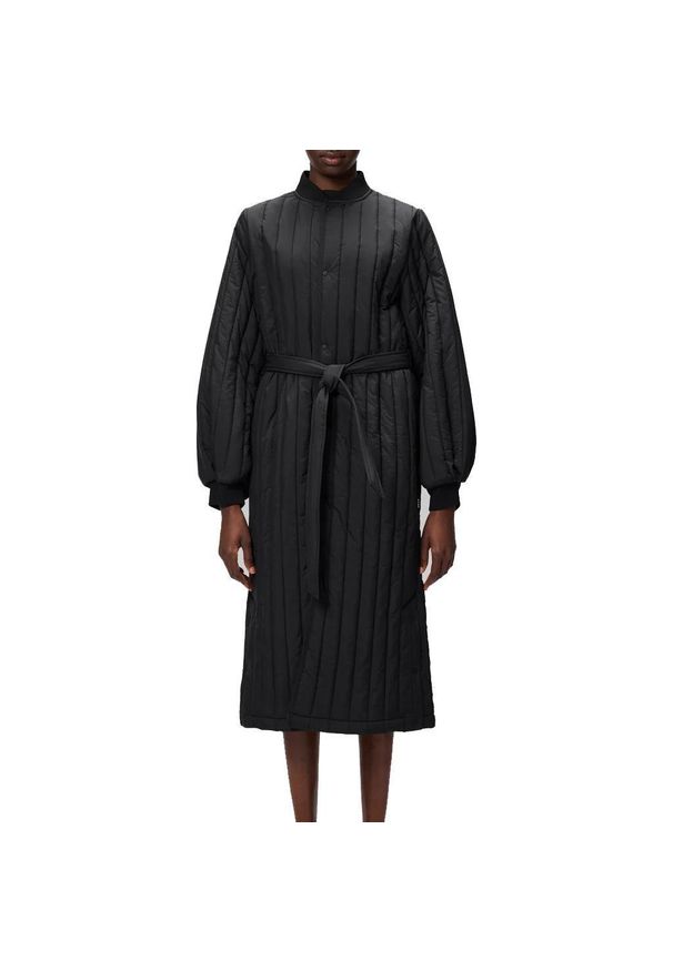 Rains - Kurtka RAINS BANJA LINER W COAT T1 Czarny. Kolor: czarny. Materiał: tkanina