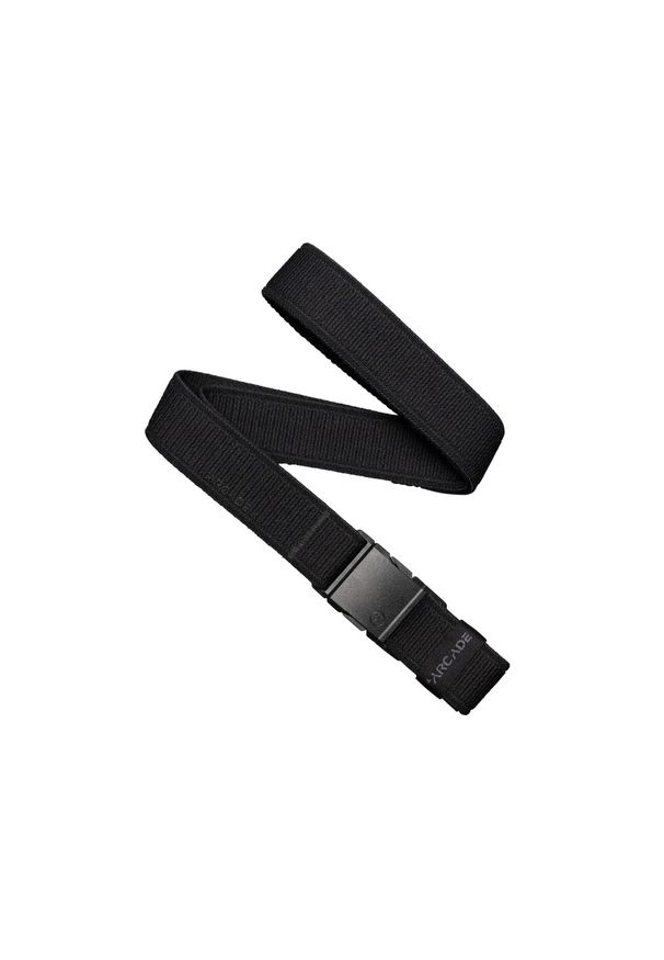 ARCADE - Pasek do spodni Arcade Atlas Slim - black. Kolor: czarny. Sport: turystyka piesza