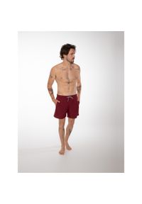 Szorty plażowe męskie Protest Davey. Kolor: wielokolorowy, czerwony, pomarańczowy