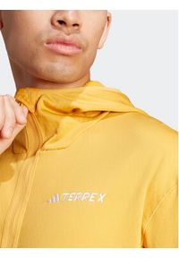 Adidas - adidas Bluza Terrex Xperior IB1825 Żółty Slim Fit. Kolor: żółty. Materiał: syntetyk